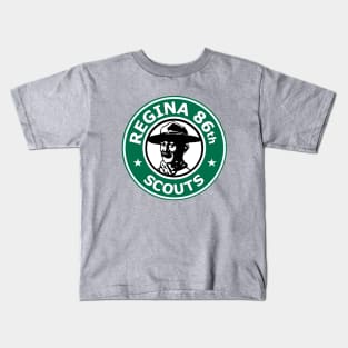 Regina 86th Scouts Coffee Badge Kids T-Shirt